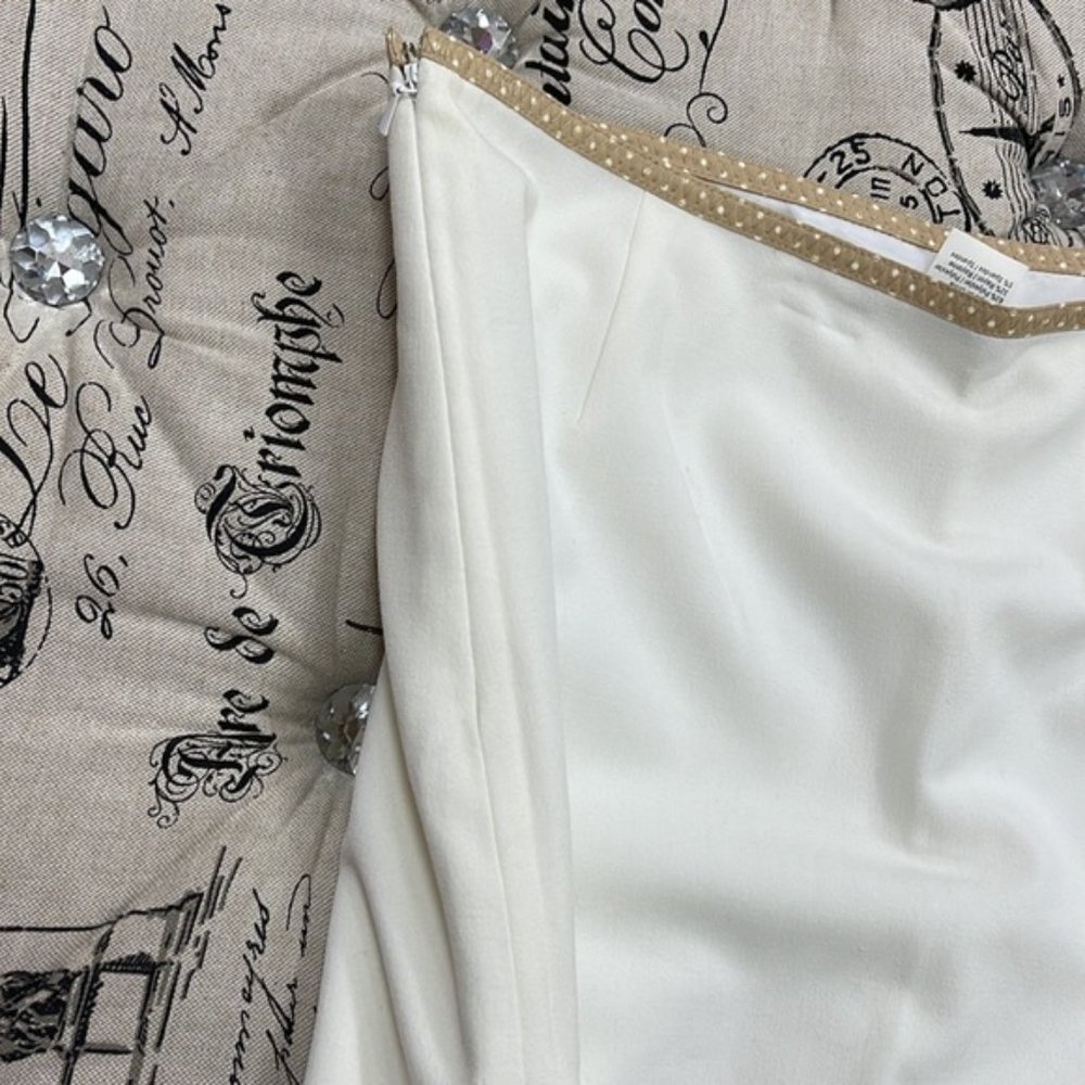 Spanner midi white cream skir - Picture 4 of 4